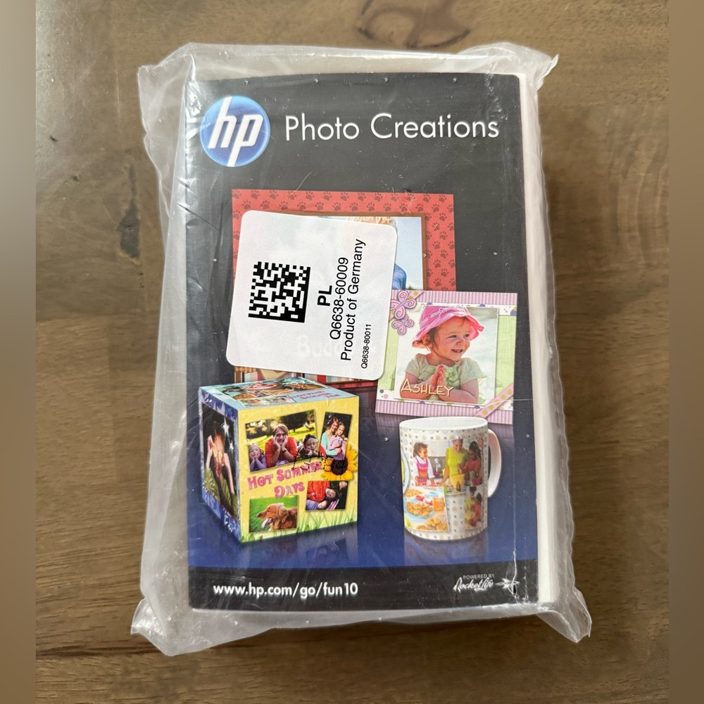 NEW SEALED 100 Count HP Advanced Photo Creations Glossy 4x6" Photo Paper
